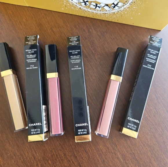 CHANEL Always Brilliant Lip Gloss Trio 2023 Gift Set Holiday Limited Edition - Picture 8 of 8